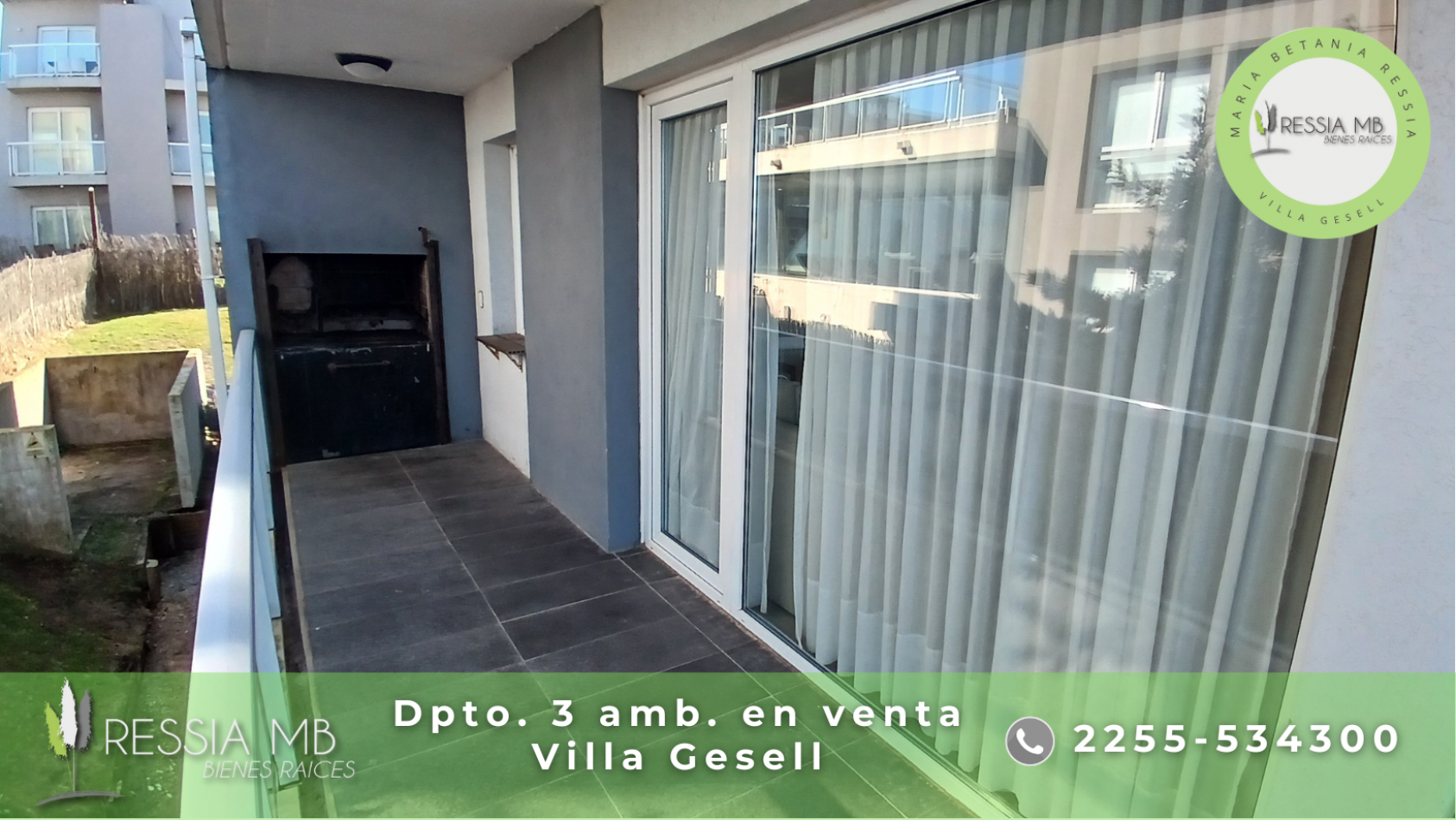 Venta de dpto. 3 amb - Av. costanera y Paseo 150 - Complejo Espacio Marina - Villa Gesell