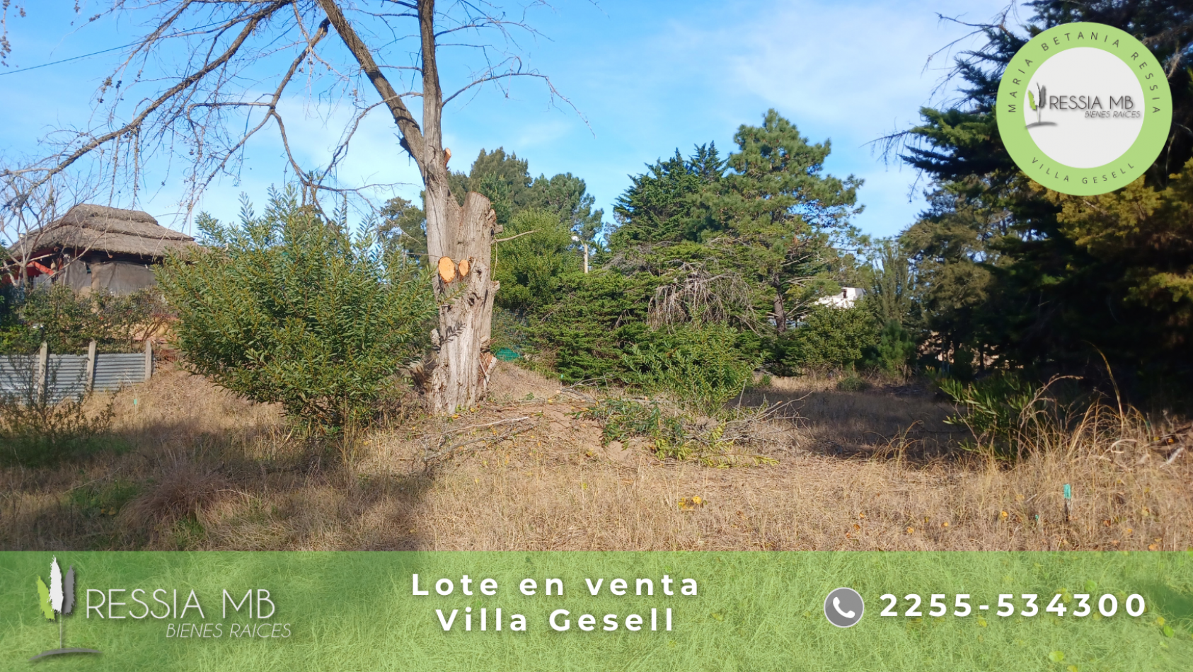 Lote en venta - unifamiliar 606m2 - BARRIO LOS GALGOS - Villa Gesell