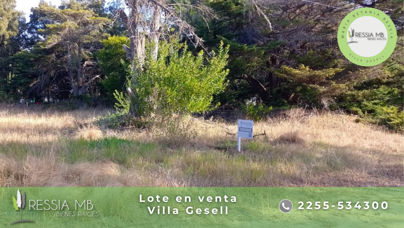 Lote en venta - unifamiliar 606m2 - BARRIO LOS GALGOS - Villa Gesell