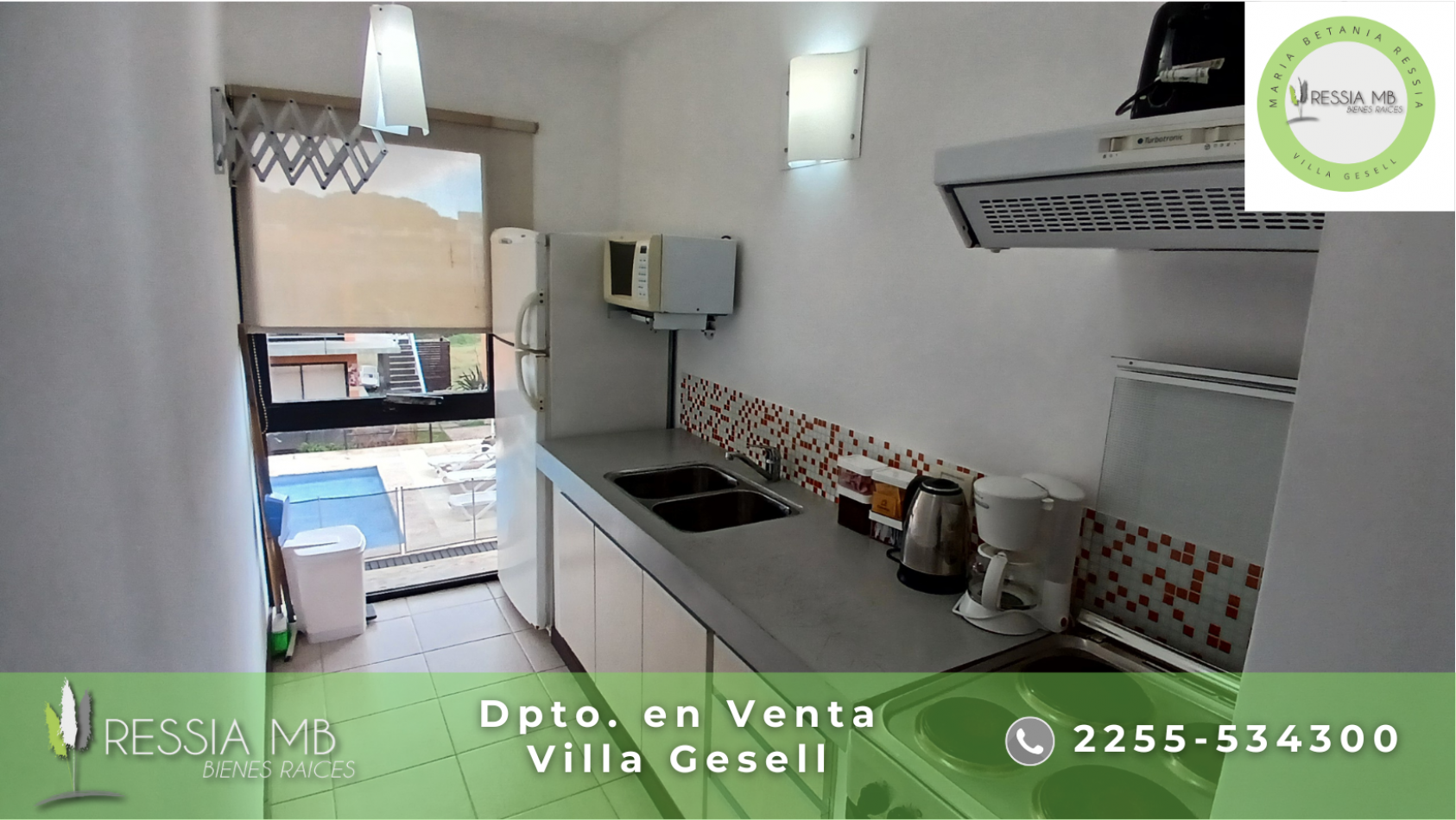 Dpto. en venta - 2 ambientes - COMPLEJO DOCK PLAYA - Paseo 151 y Av. 1 - Villa Gesell