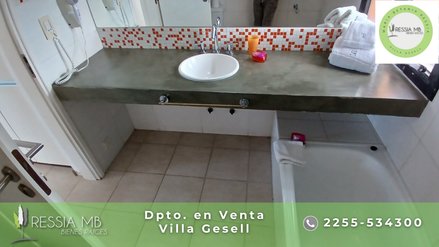 Dpto. en venta - 2 ambientes - COMPLEJO DOCK PLAYA - Paseo 151 y Av. 1 - Villa Gesell
