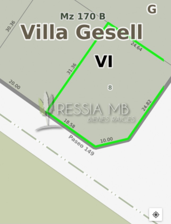 LOTE EN VENTA ZONA SUR DE VILLA GESELL