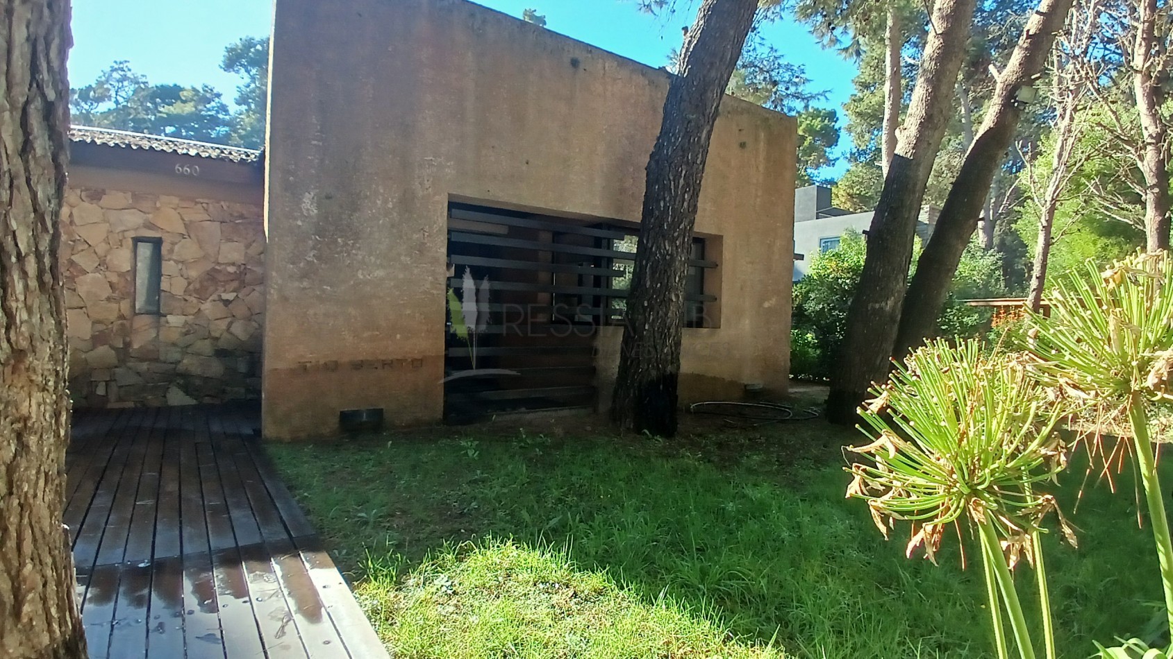 Casa con parque en Mar Azul con opcion a lote lindero