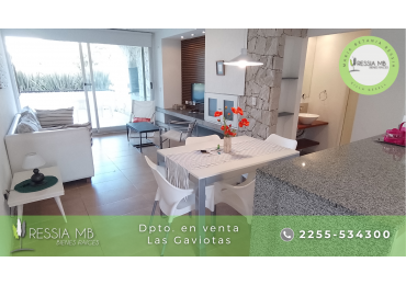 Dpto. en venta - 2 amb. en PB - COMPLEJO PUNTA 30 - Calle 30 y Punta del Este - Las Gaviotas